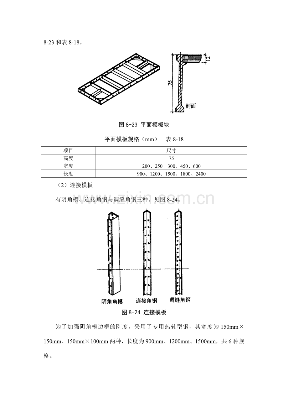 施工手册模板工程钢框木胶合板模板.doc_第2页