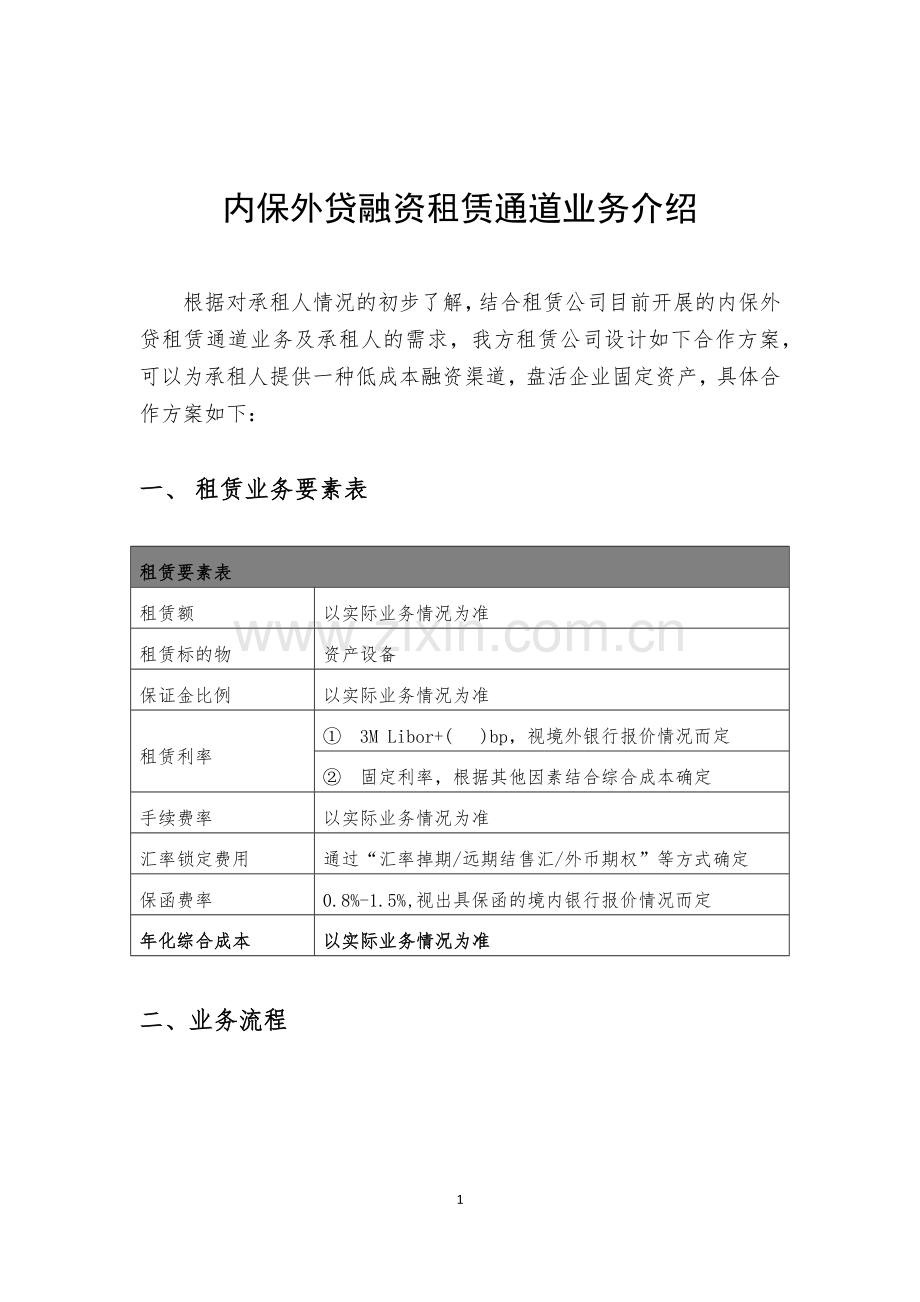 内保外贷融资租赁通道业务介绍.docx_第1页