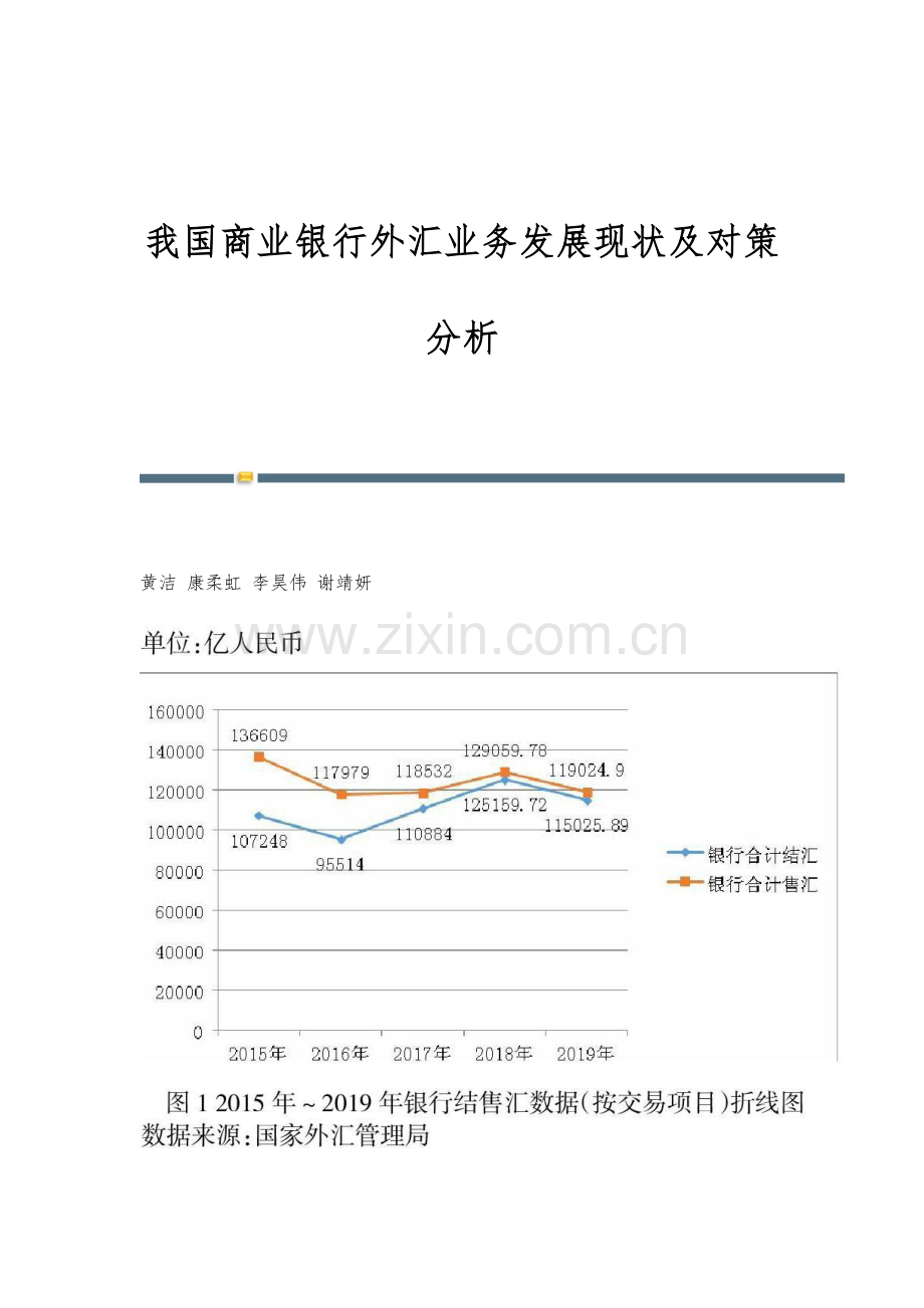 我国商业银行外汇业务发展现状及对策分析.docx_第1页