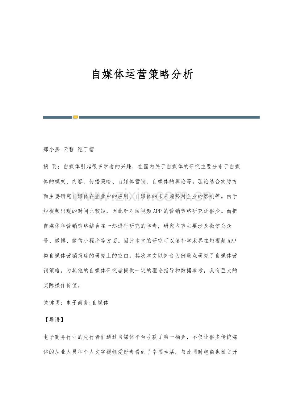 自媒体运营策略分析.docx_第1页