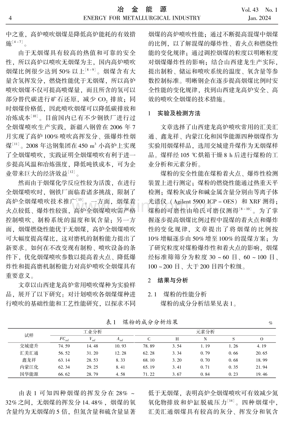 烟煤特性及其对喷吹安全性的影响研究.pdf_第2页