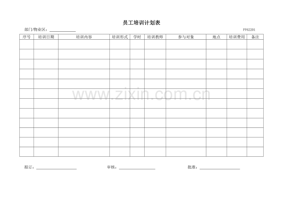 人力资源控制程序记录.doc_第1页