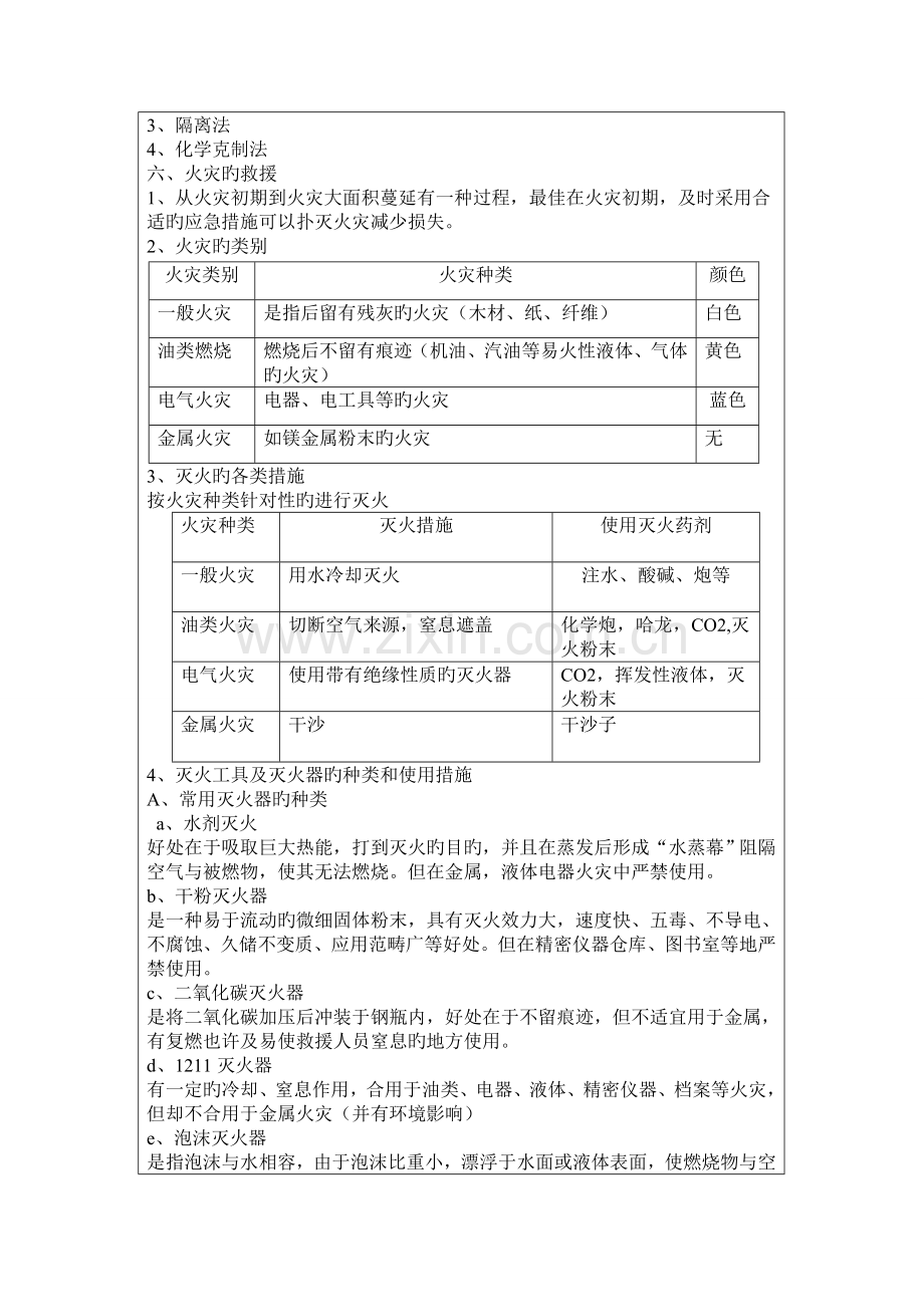 宾馆员工消防安全教育培训记录.doc_第3页