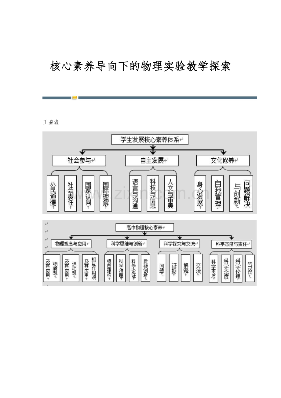 核心素养导向下的物理实验教学探索.docx_第1页