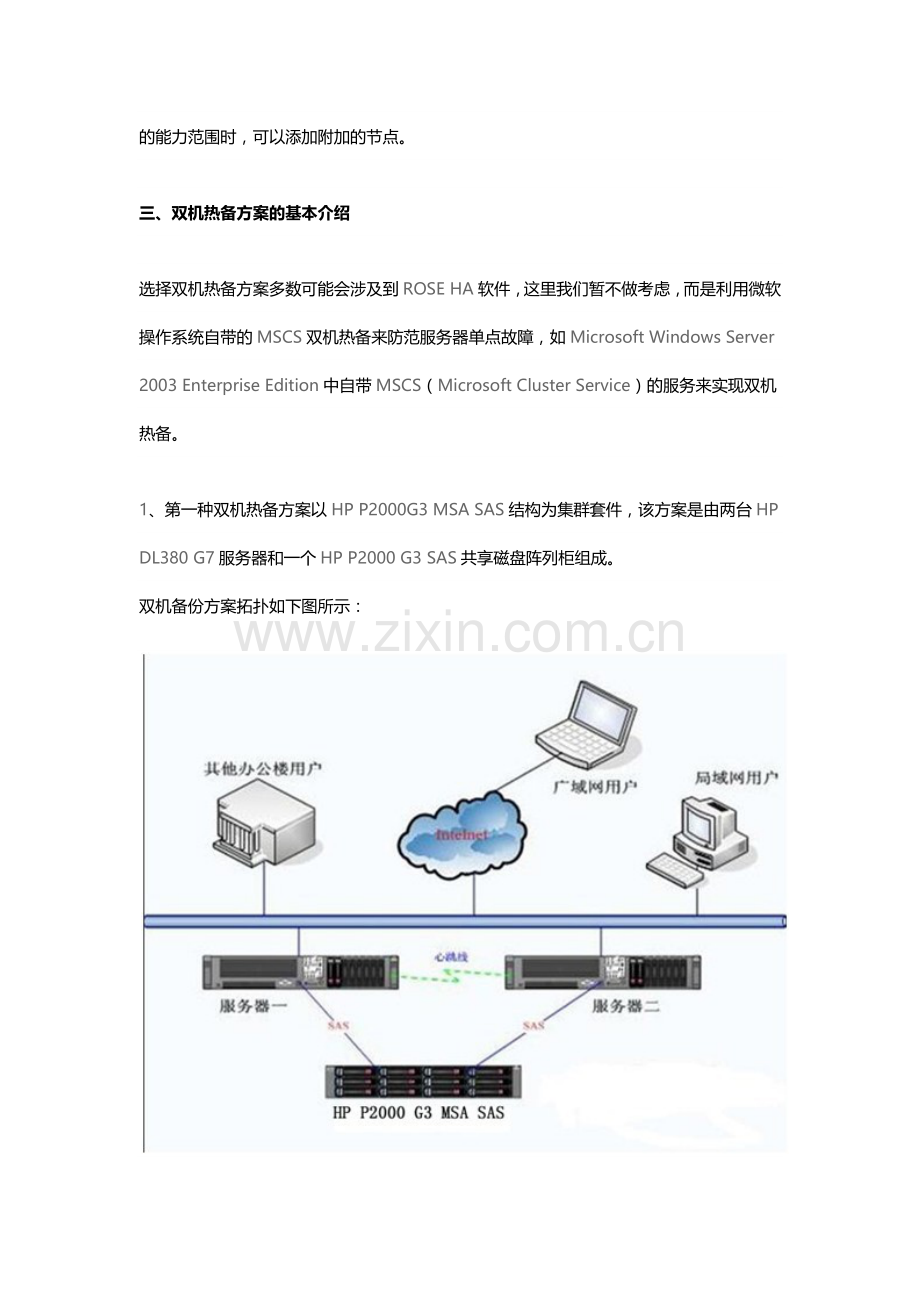 服务器及存储高性能双机热备方案.docx_第3页