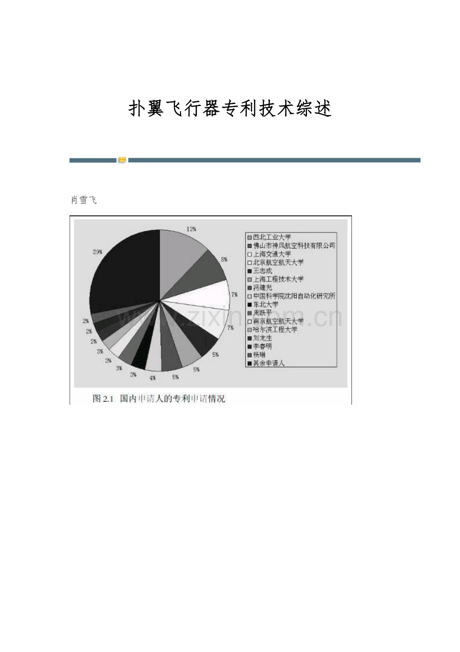 扑翼飞行器专利技术综述.docx_第1页