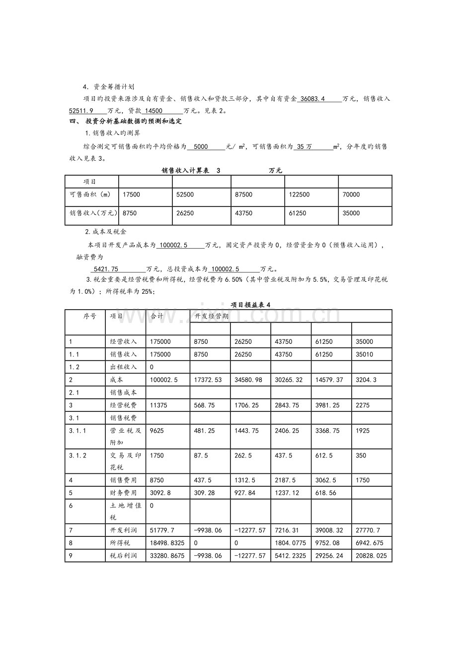 某房地产项目经济评价分析.doc_第3页