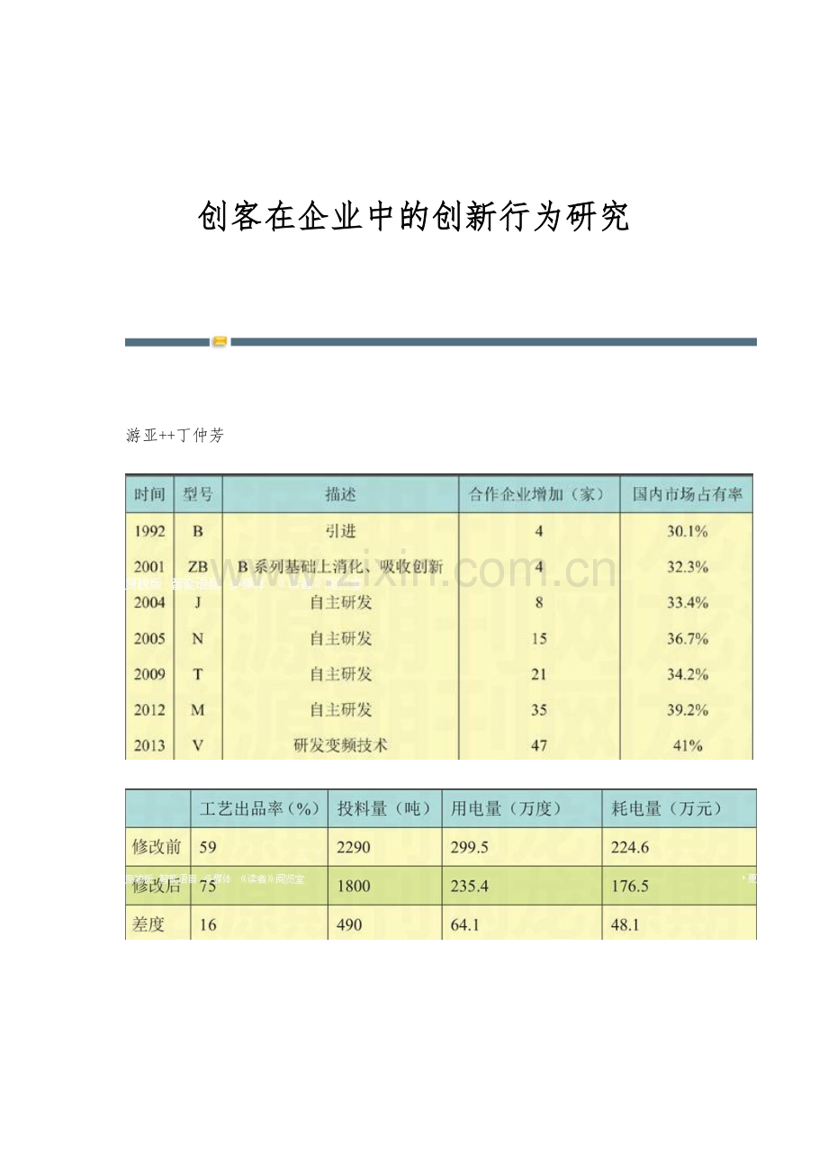 创客在企业中的创新行为研究.docx_第1页