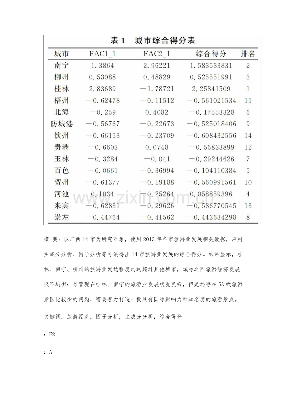 广西区主要城市旅游经济发展状况比较分析.docx_第2页