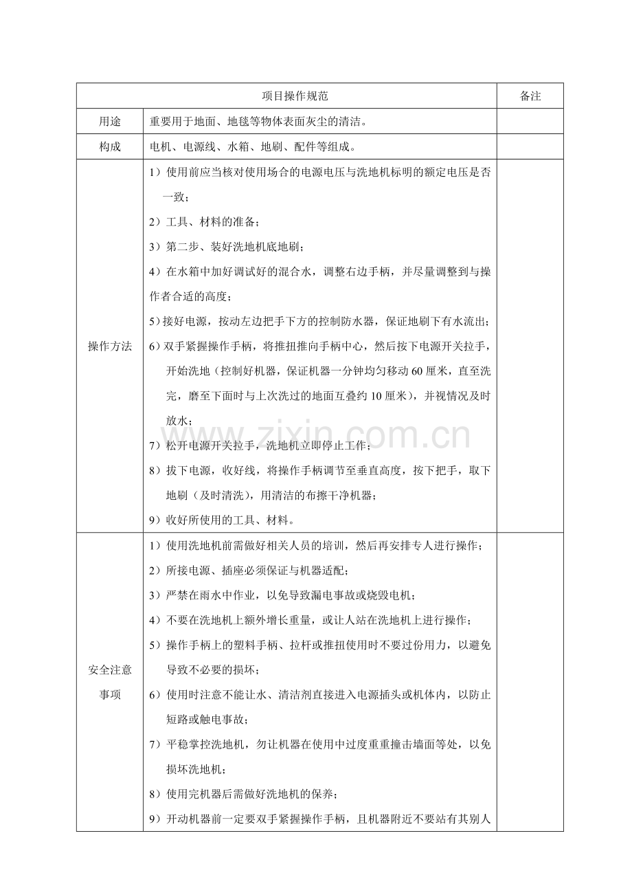 保洁专业技能操作规范及安全注意事项新.doc_第3页