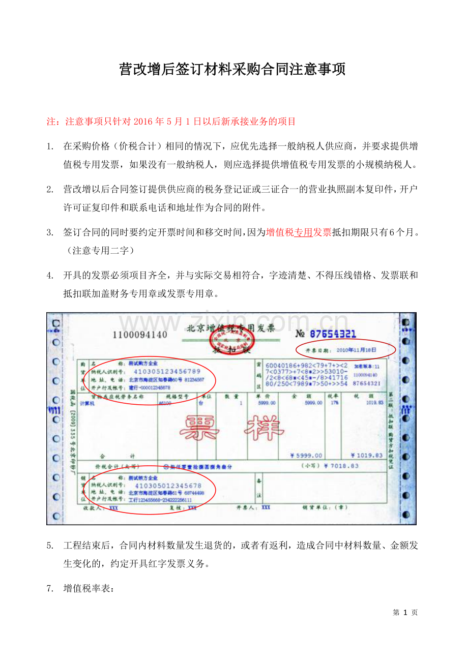 营改增采购合同意见.docx_第1页