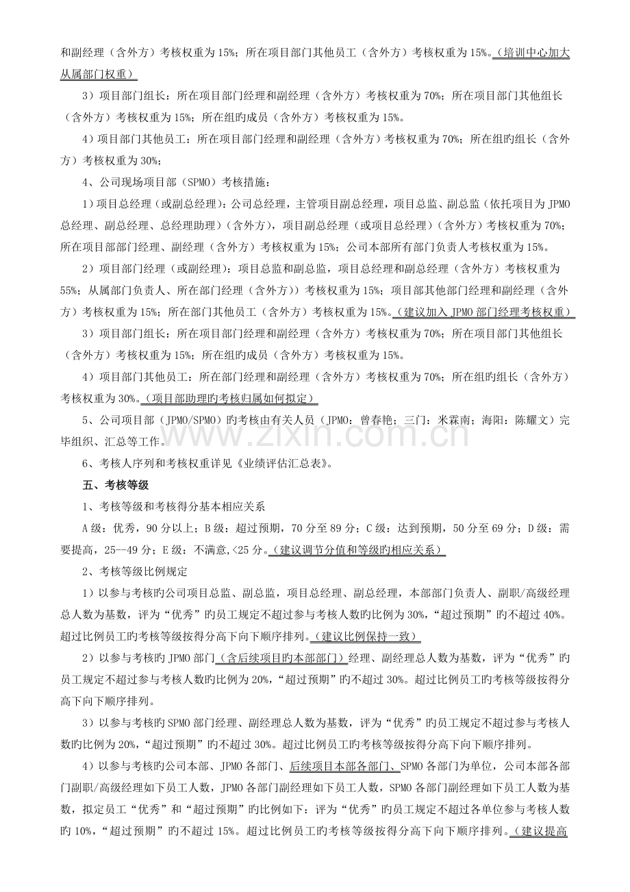 上半度员工绩效考核工作实施方案.doc_第2页