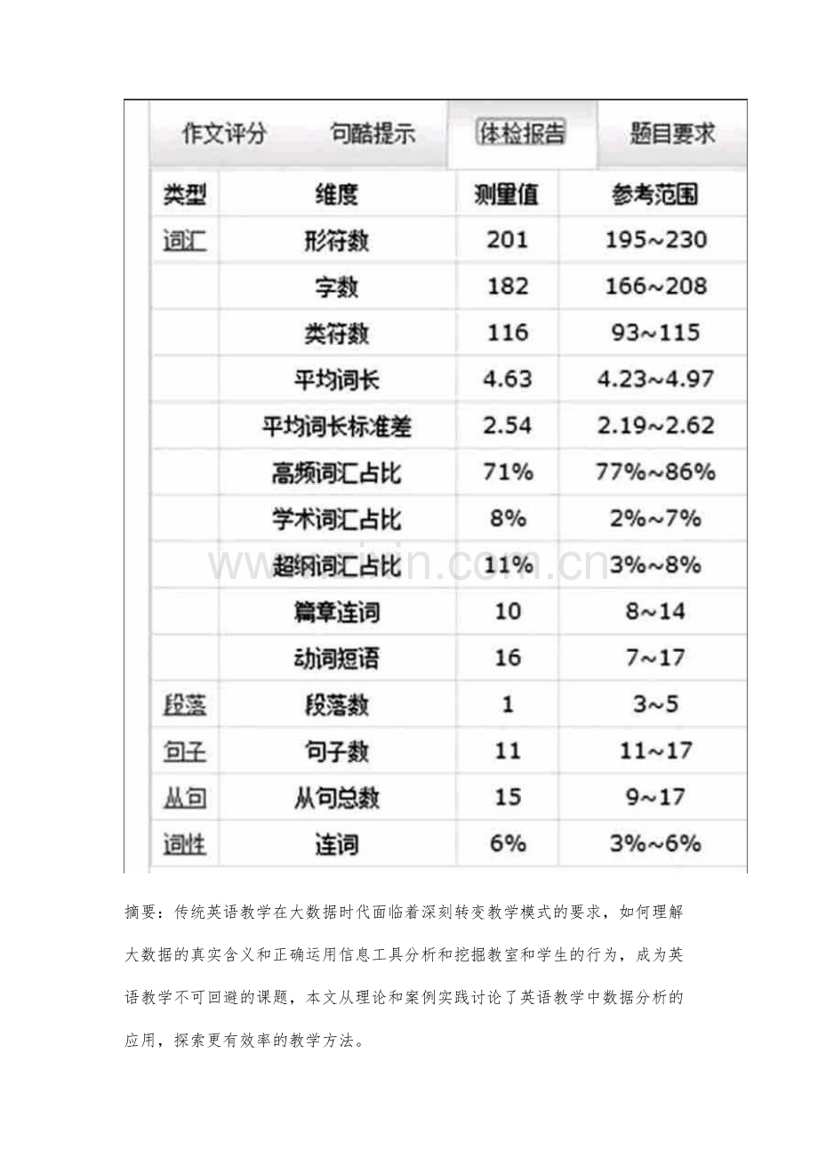 谈大数据分析和英语教学的关系.docx_第2页