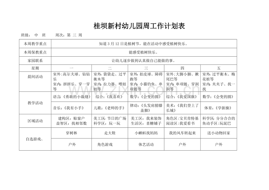 新版中班幼儿园春季周工作计划表.doc_第3页