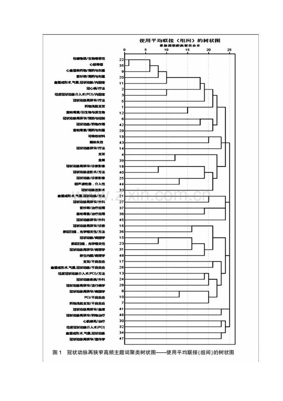 基于PubMed的冠状动脉再狭窄研究热点分析.docx_第2页