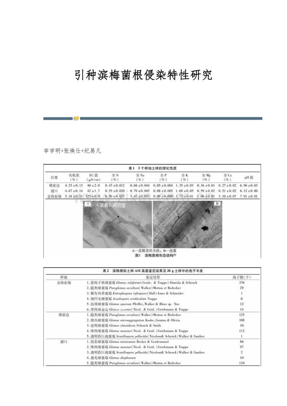 引种滨梅菌根侵染特性研究.docx_第1页