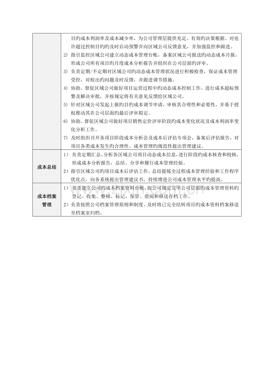 成本系统各部门岗位设置及职能定位1202.doc_第2页