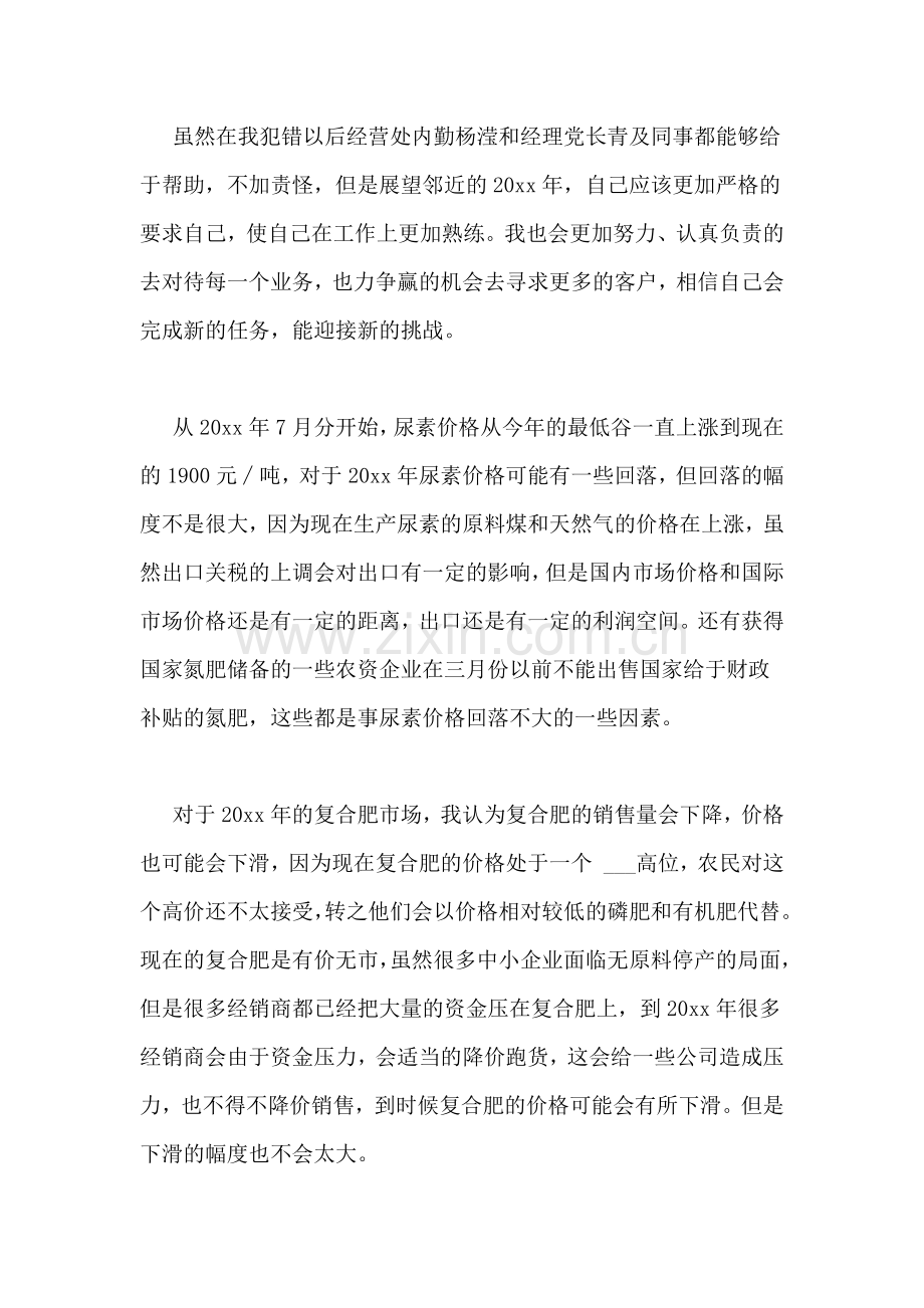 应届毕业生业务员个人工作总结.doc_第3页