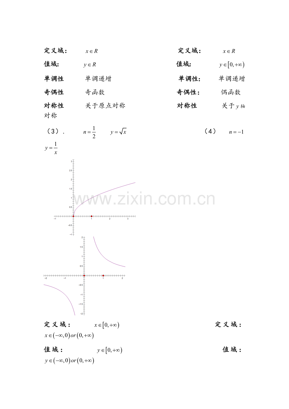 高一幂函数复习总结.doc_第2页