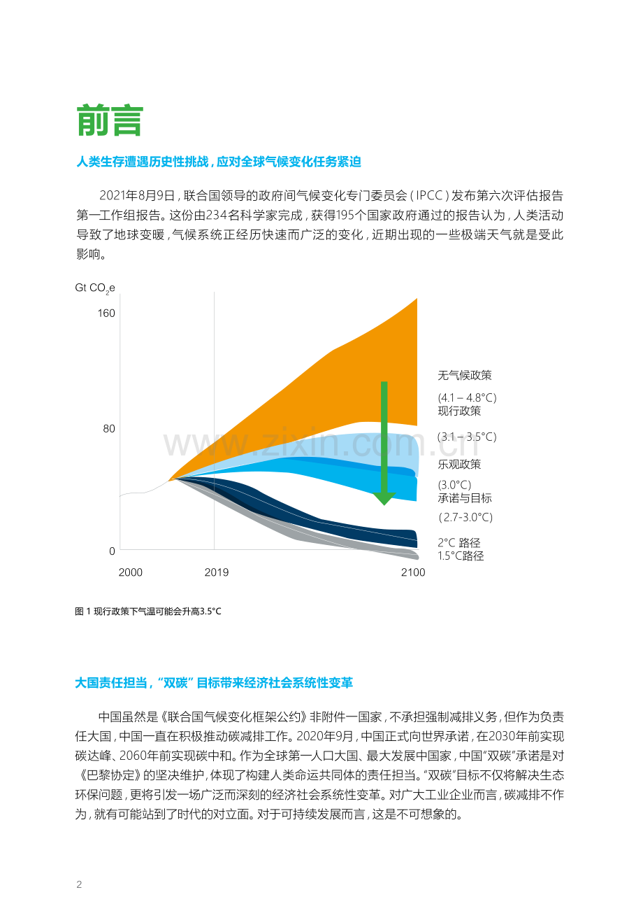 打造未来碳金竞争力：中国工业企业实现碳中和之路.pdf_第2页