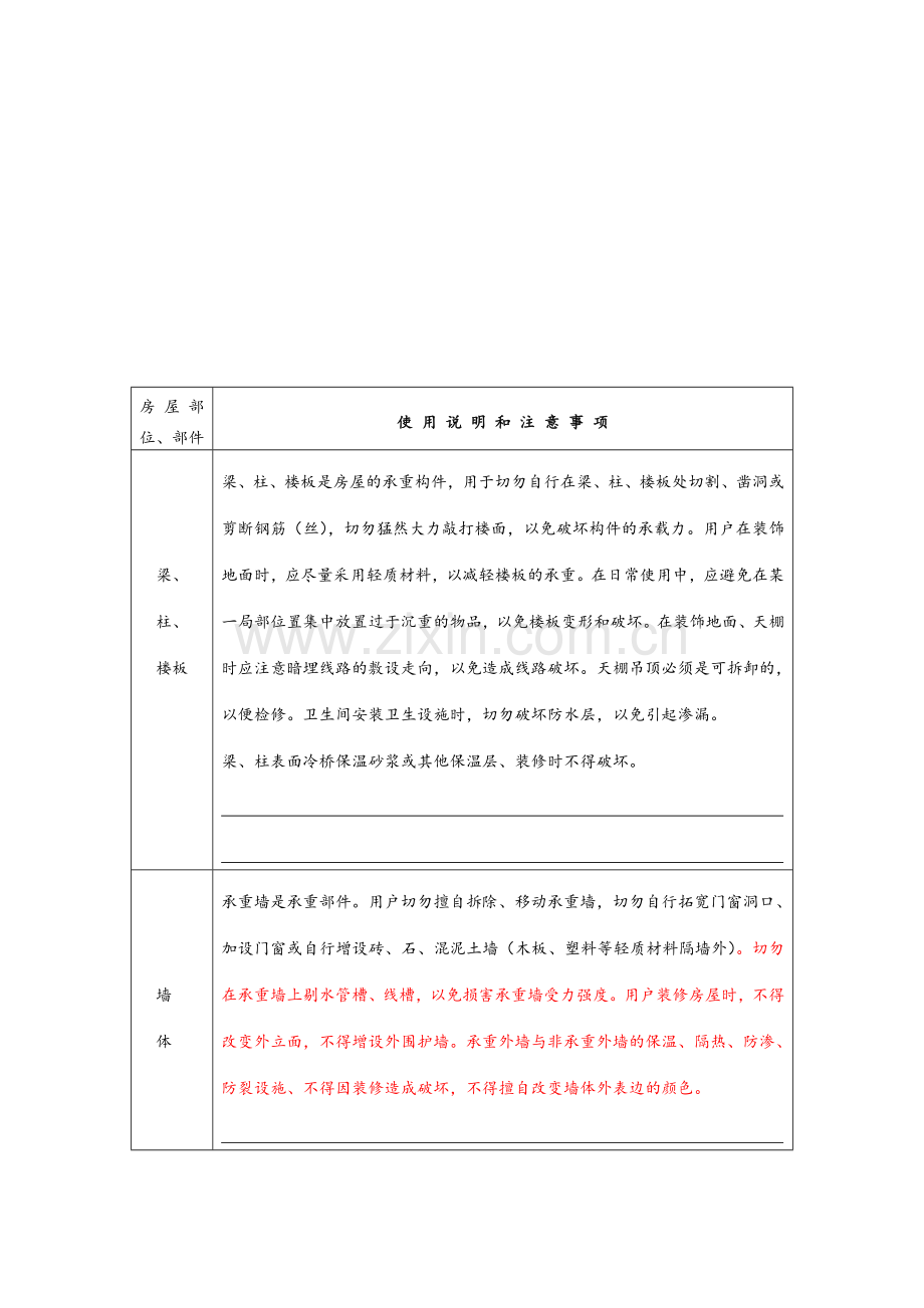 住宅使用说明书、住宅质量保证书.doc_第3页