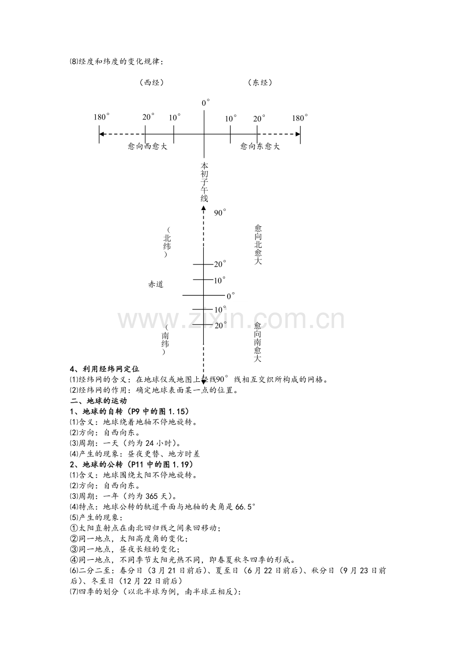 初中七年级上册地理总复习资料.doc_第2页