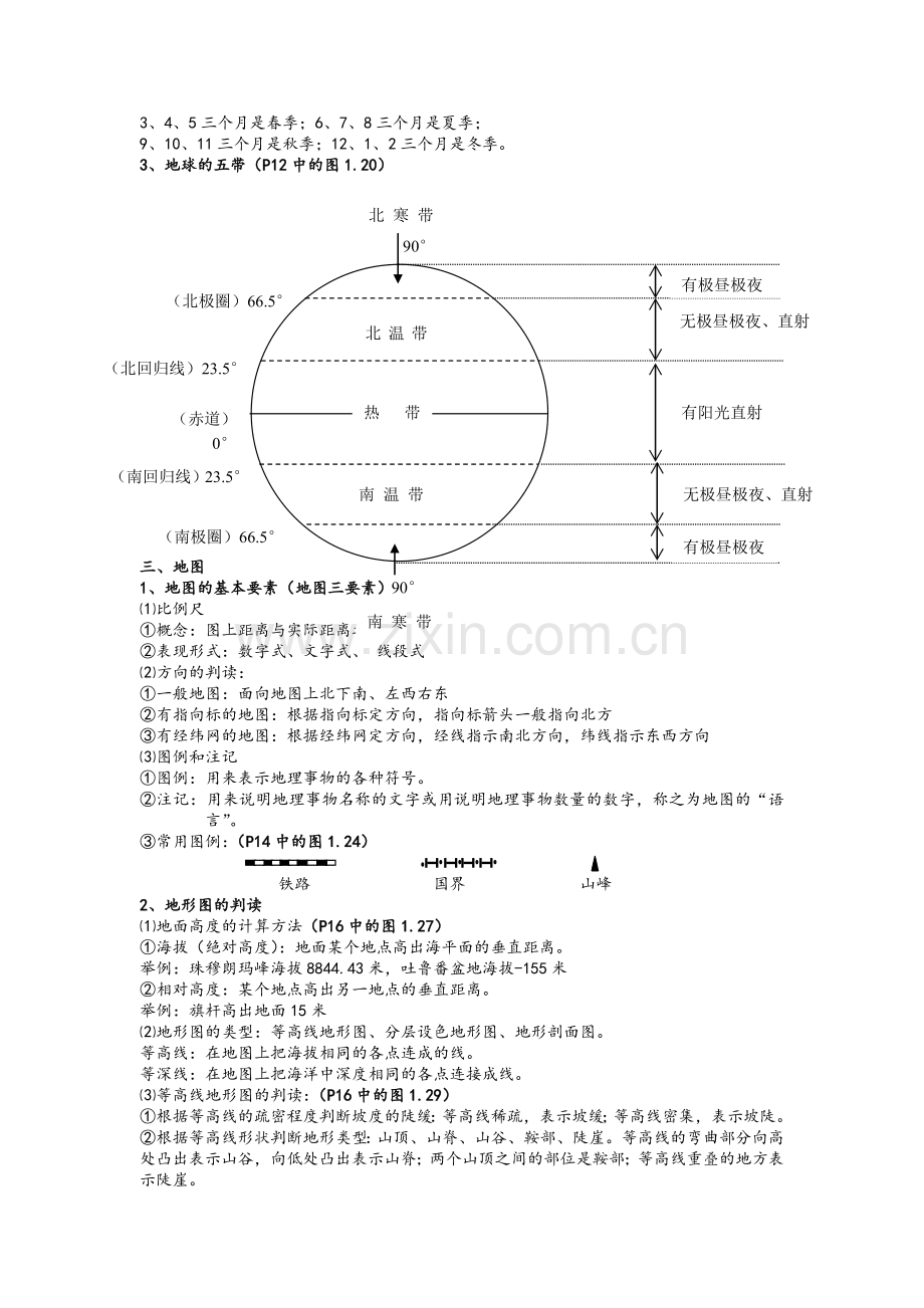 初中七年级上册地理总复习资料.doc_第3页