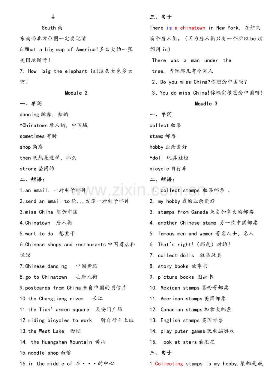 外研版六年级英语上册单元知识点.doc_第2页