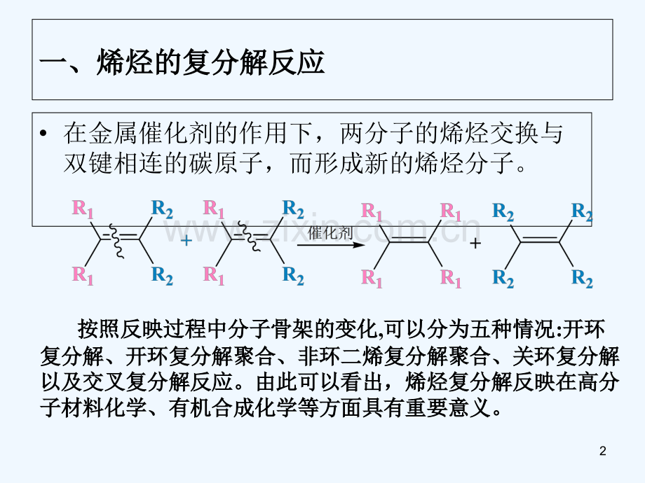 烯烃的复分解反应.ppt_第2页