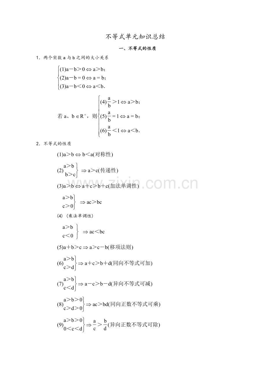 高二数学上册各章节知识点总结(大纲版).doc_第1页