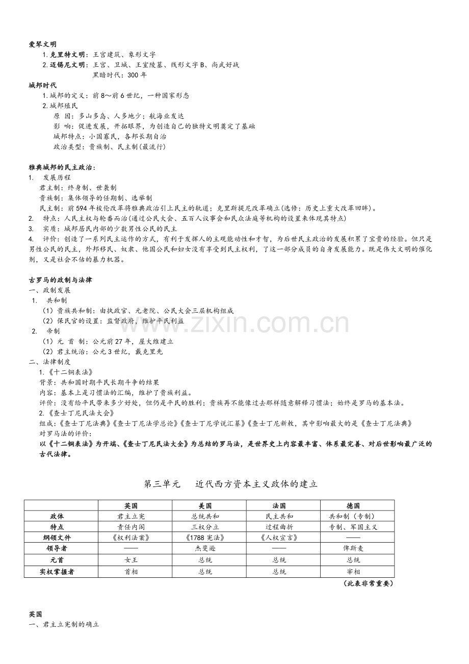 高中历史必修一知识点-历史-通用版-岳麓版.doc_第3页