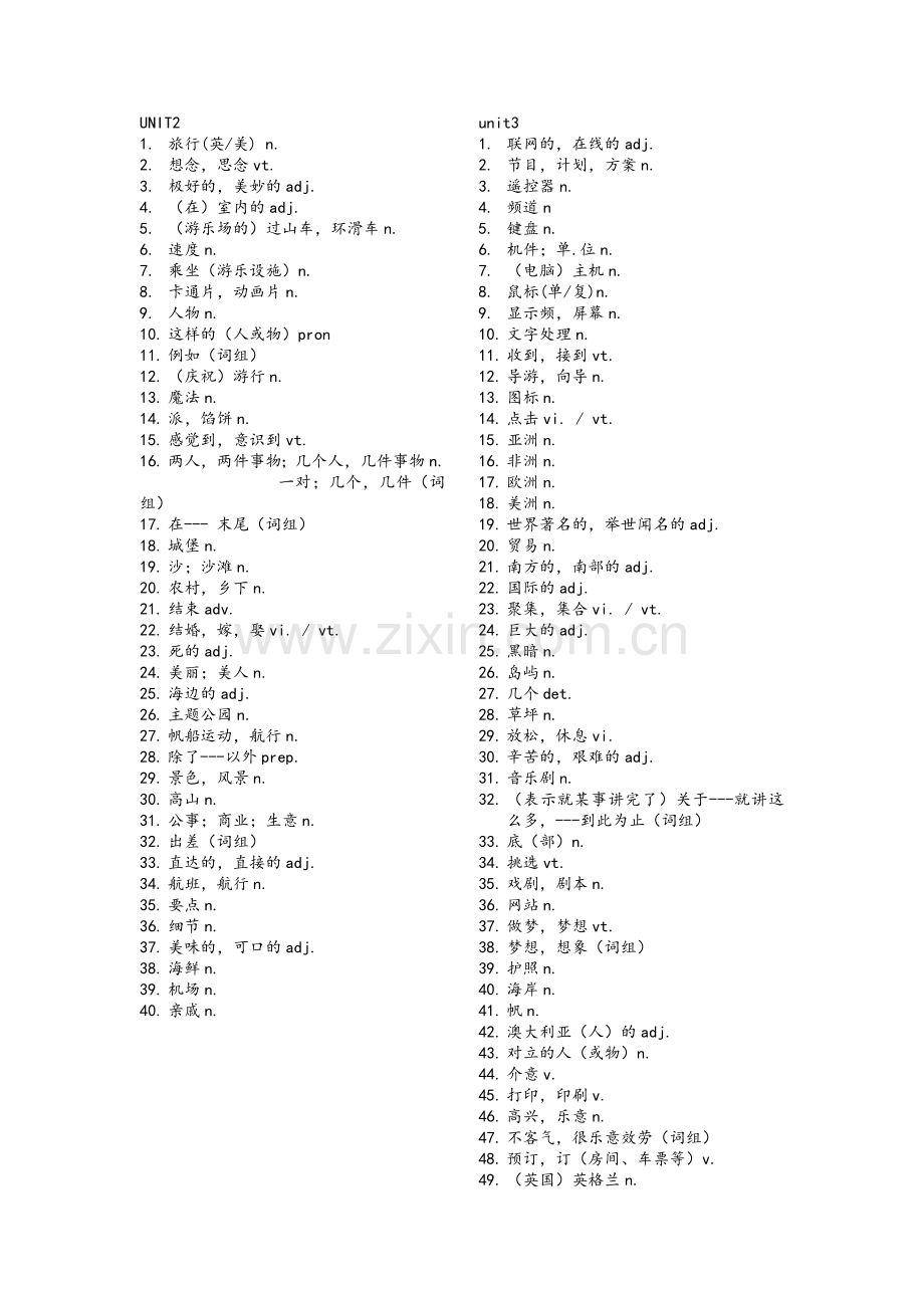 牛津新版8B单词表.doc_第2页