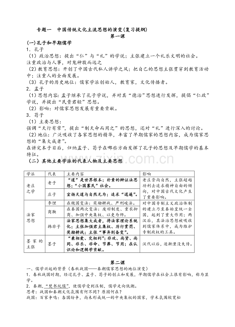 高二历史必修三第一单元知识点.doc_第1页