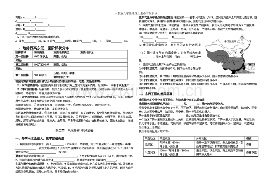 人教版八年级地理上册必背知识点.doc_第3页