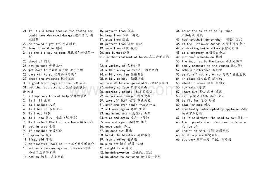 高中英语-必修五-笔记-文章知识点.doc_第3页