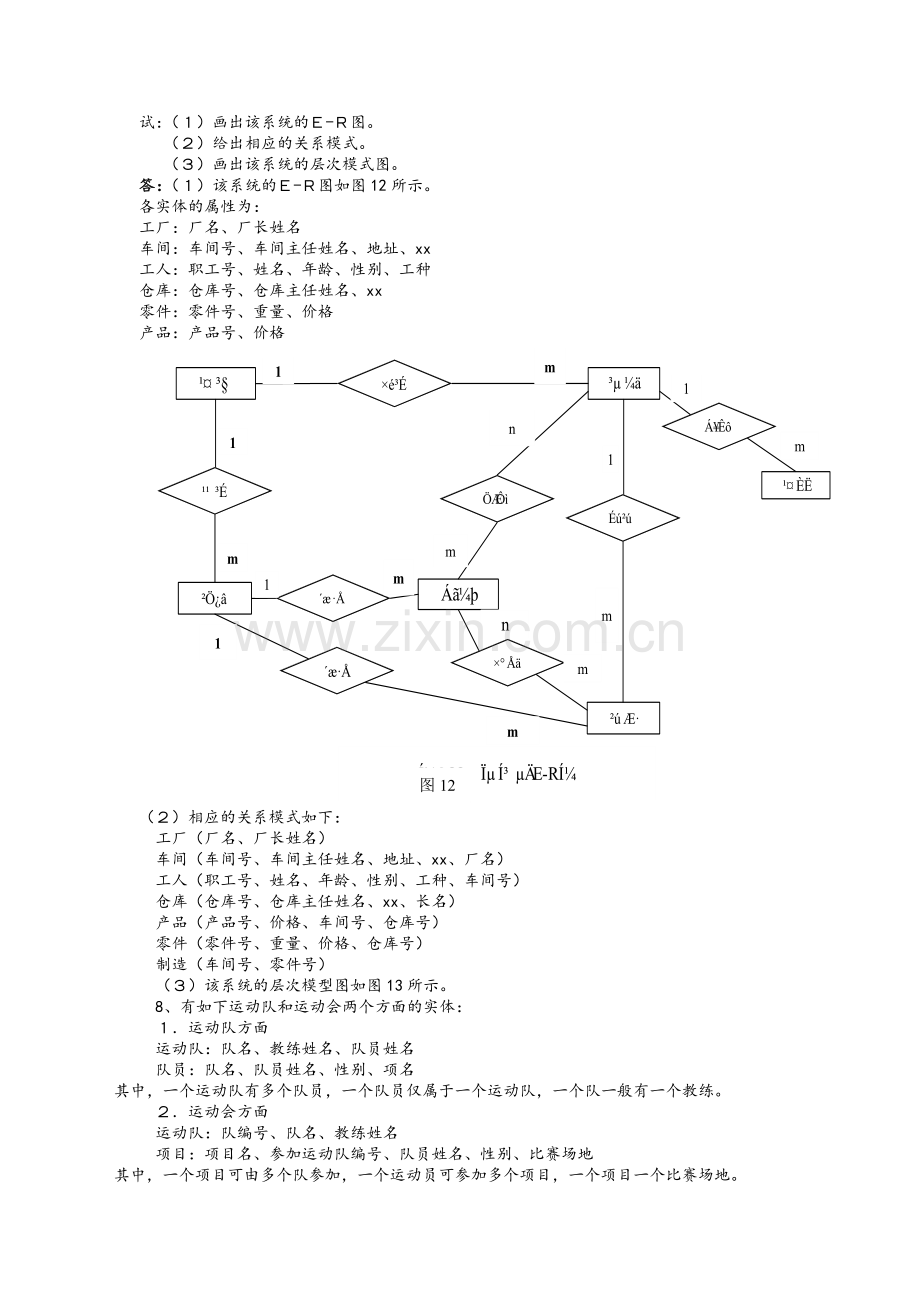 习题ER图(附答案).doc_第2页