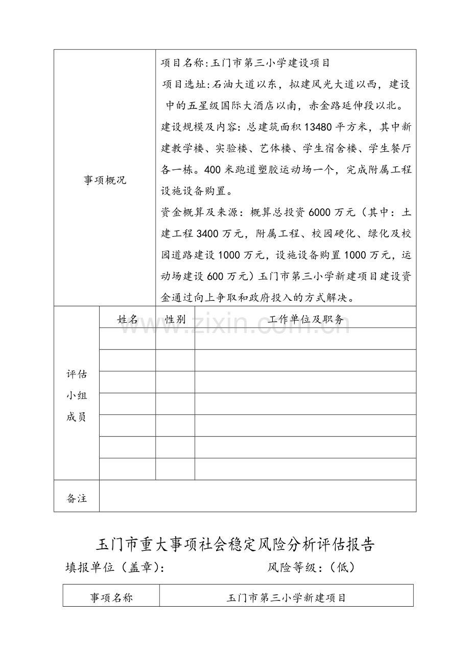 新建项目社会稳定风险评估报告.doc_第3页