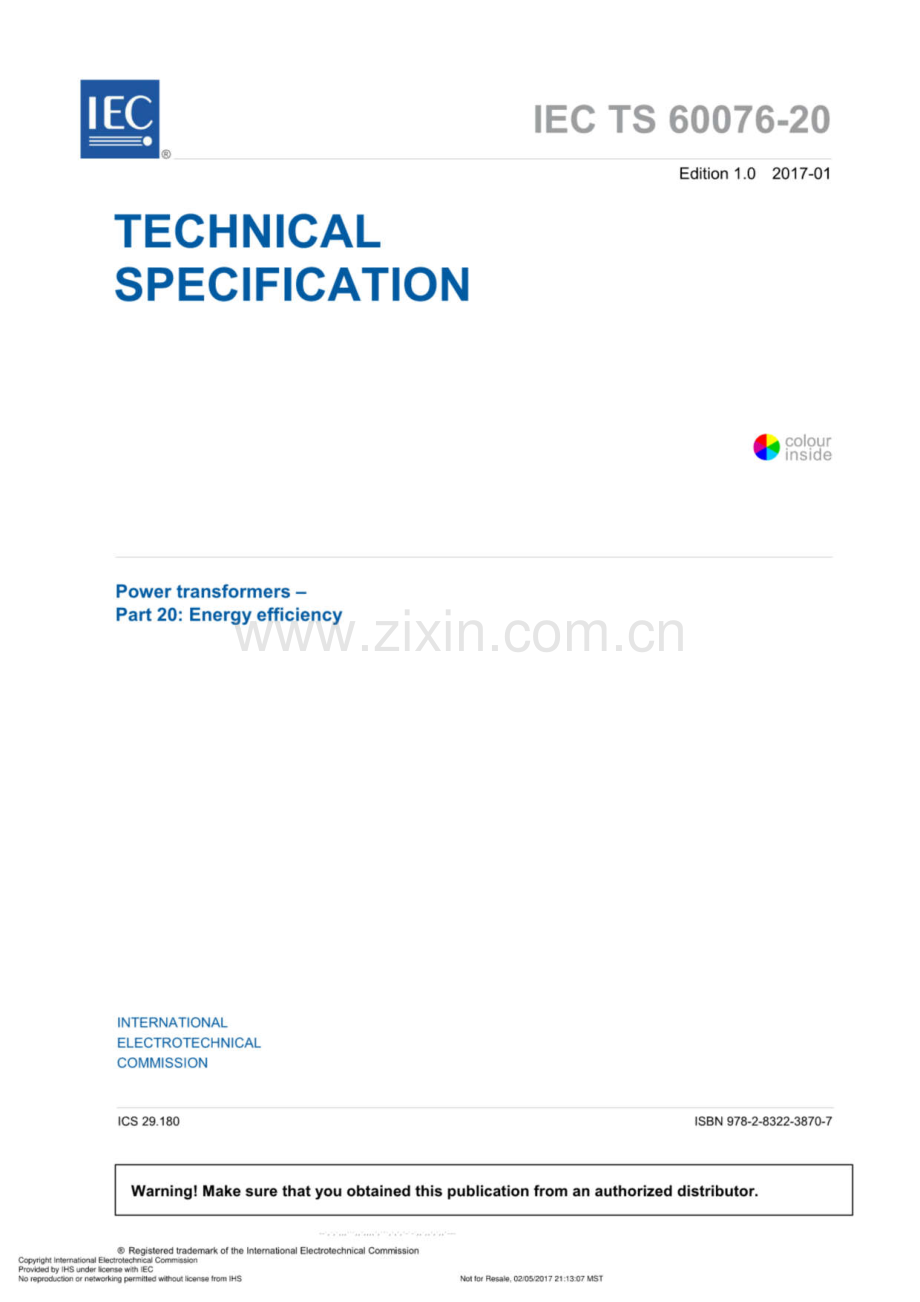 IEC TS 60076-20：2017 电力变压器 第20部分：能源效率.pdf_第3页