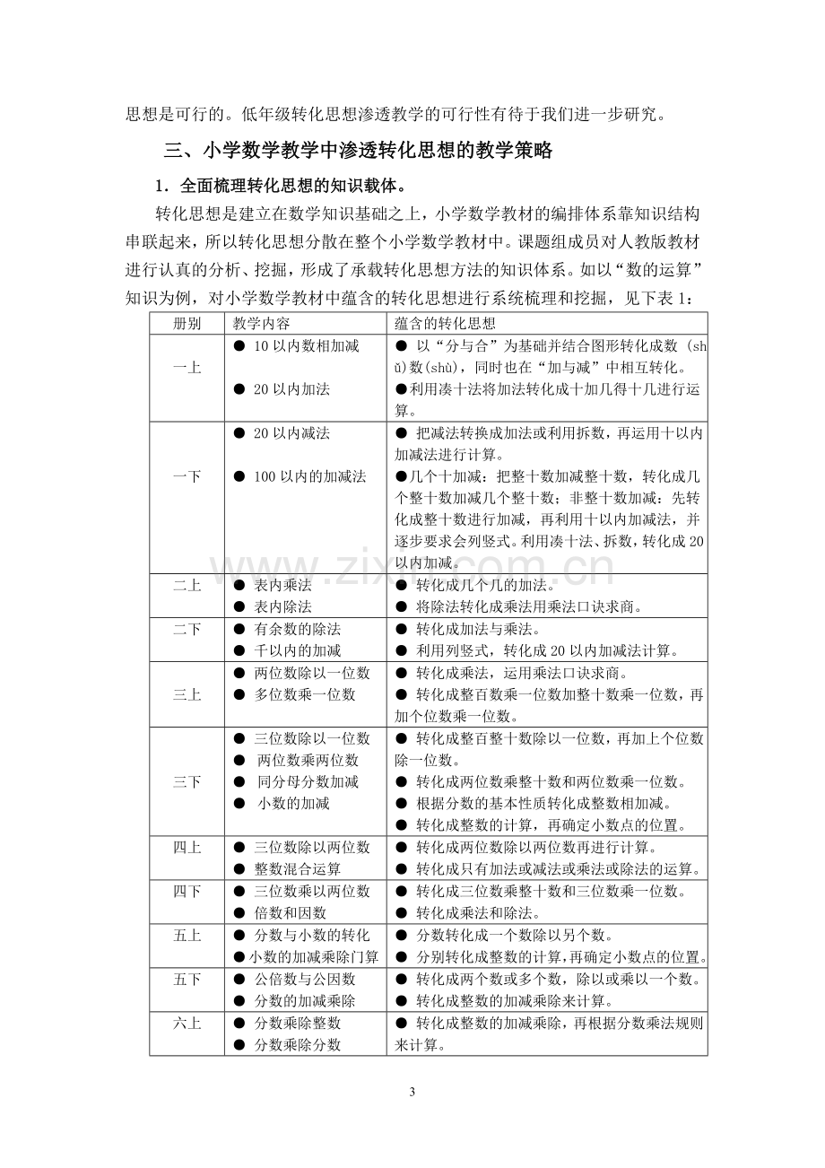 小学数学教学中渗透“转化思想”实践研究.doc_第3页