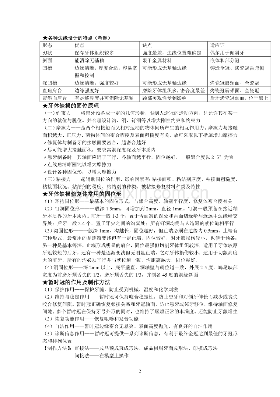 口腔修复学个人整理.doc_第2页