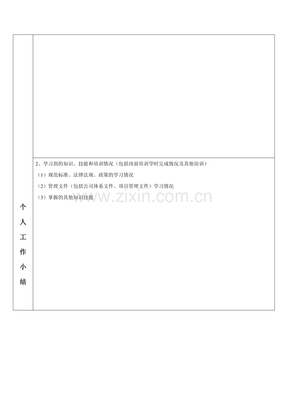 员工试用期考核表(..doc_第2页