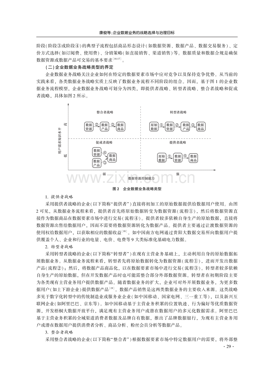 企业数据业务的战略选择与治理目标.pdf_第3页