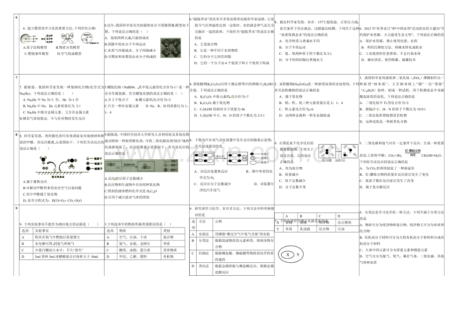 安徽省近5年中考试题分析.doc_第2页