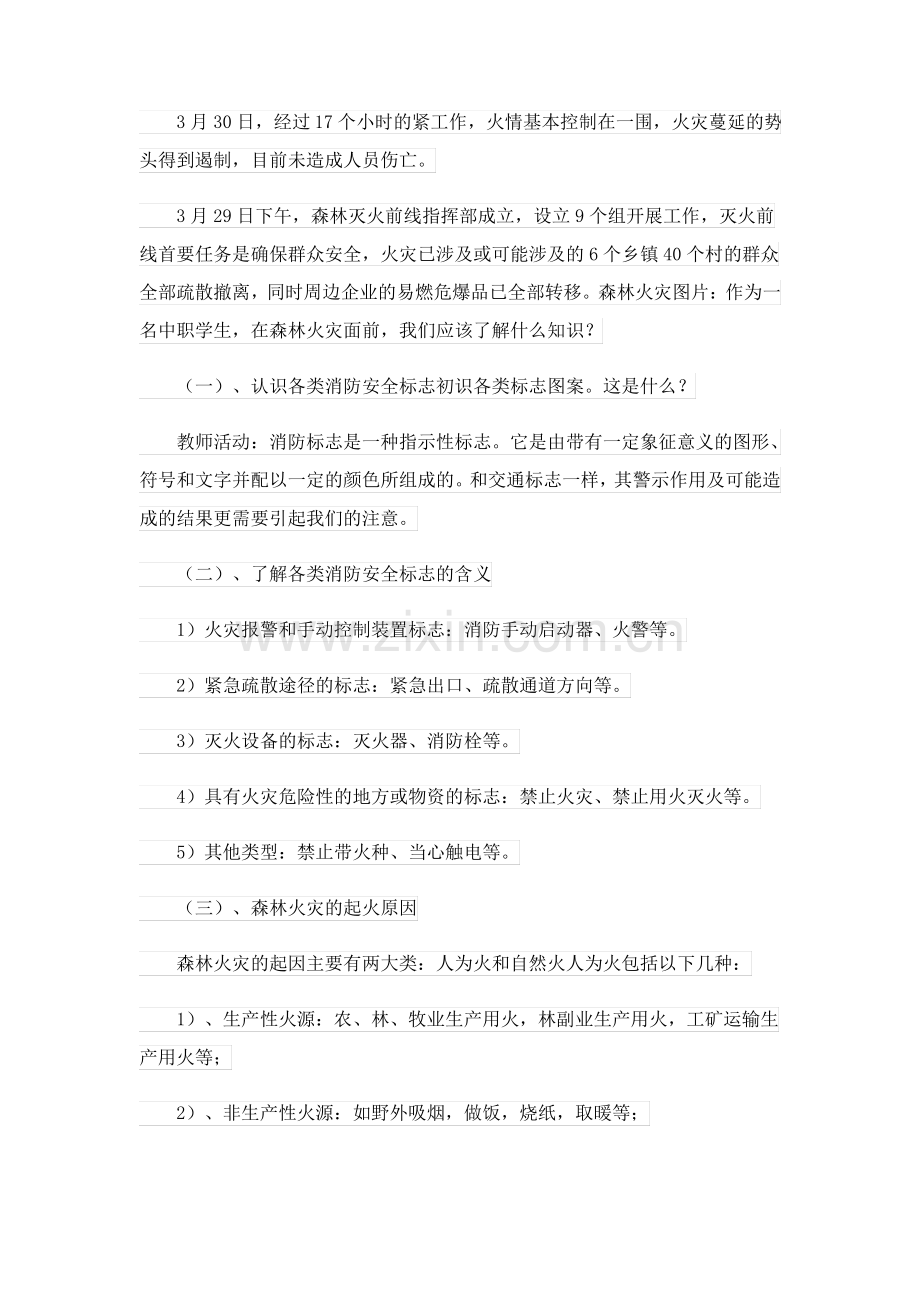 大班森林防火主题活动教案(8篇).pdf_第3页