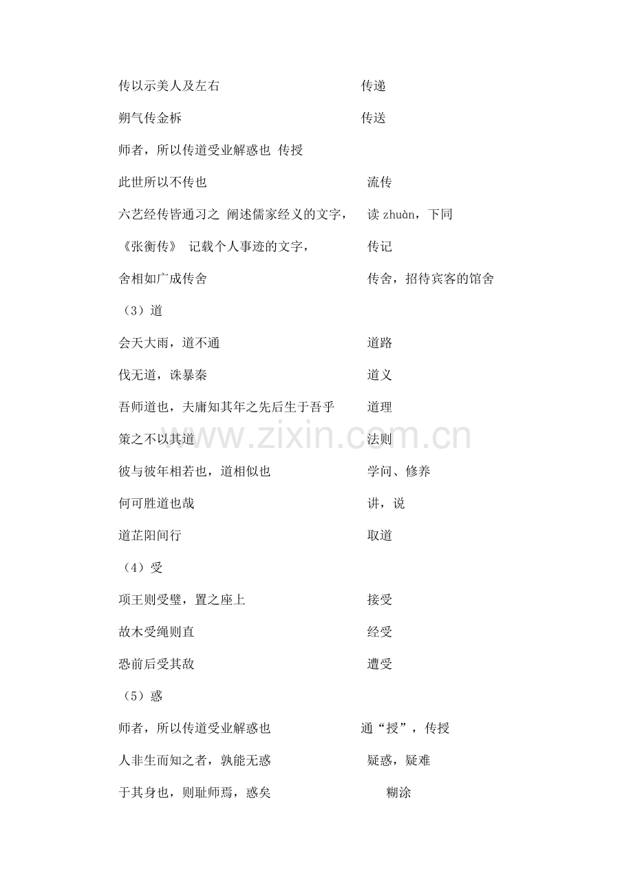 师说导学案教师版剖析.doc_第3页