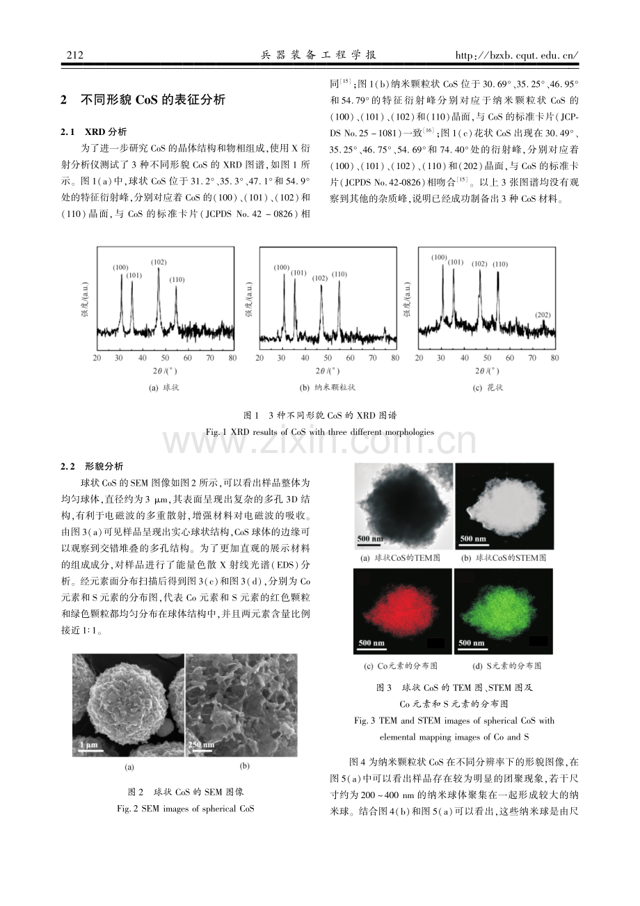 基于不同形貌硫化钴材料的吸波性能研究.pdf_第3页