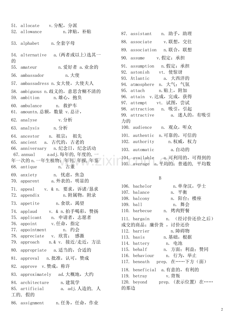 [高考英语]山东省英语高考高频词汇.doc_第2页