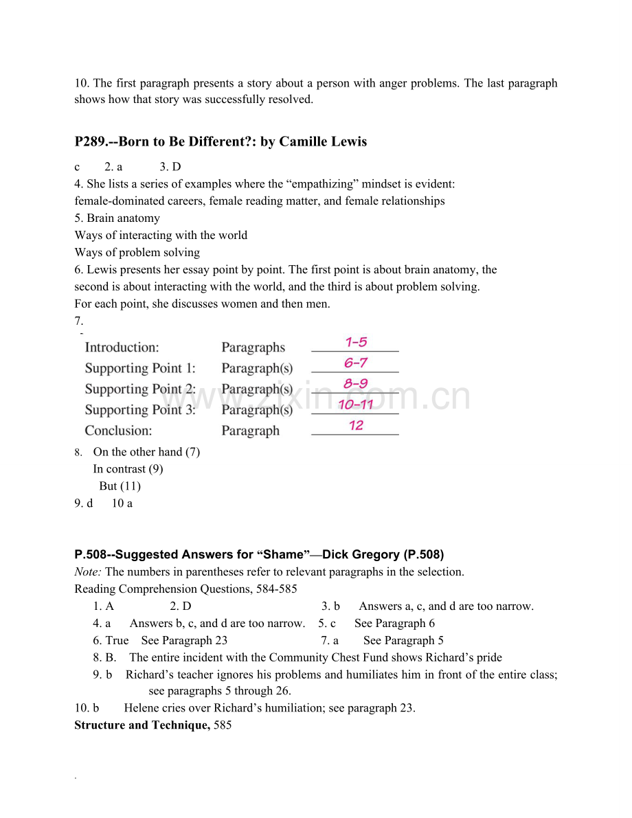 美国大学英语写作课后习题与答案.doc_第2页