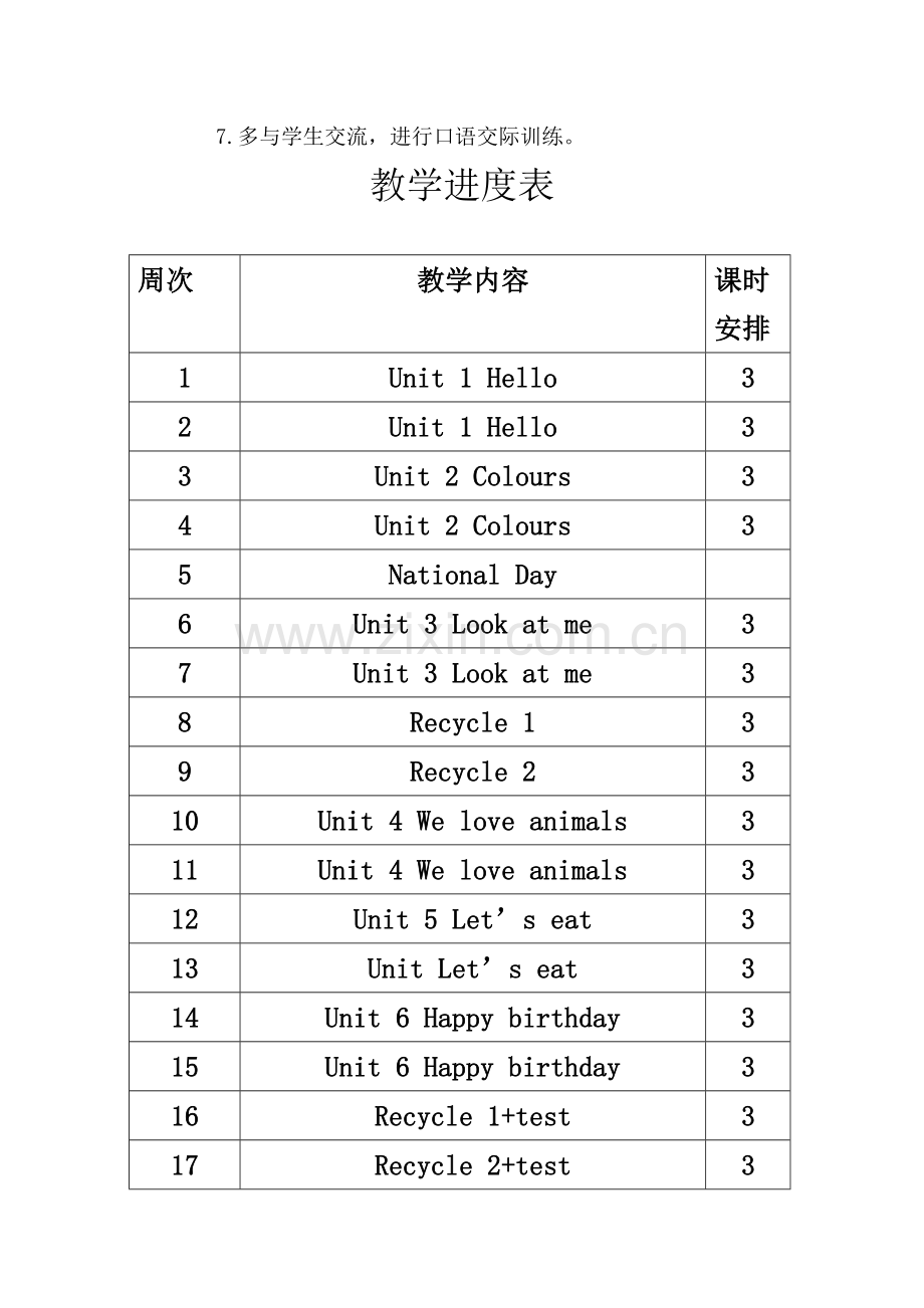 三年级英语教学计划、教学进度表.doc_第3页