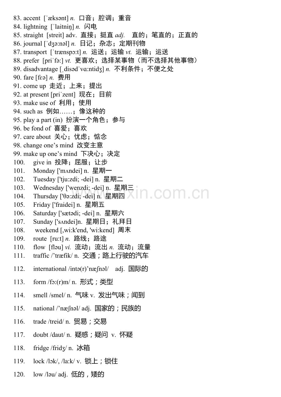 初高中常用单词短语带音标.doc_第3页